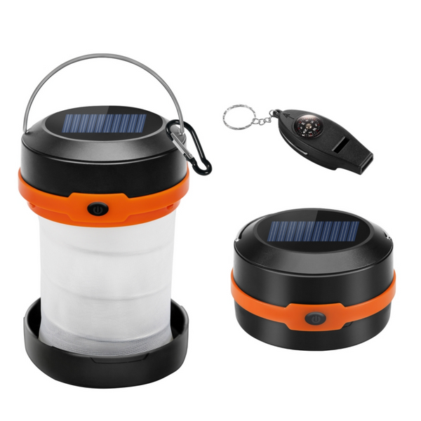 Wanjo Collapsible LED Solar Camping Lights Outdoor Gear For Camping