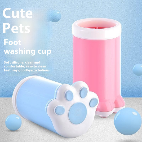 Dog Cleaning And Beauty Tools Portable Pets Dog's Paw Large Silicone Foot-washing Machine