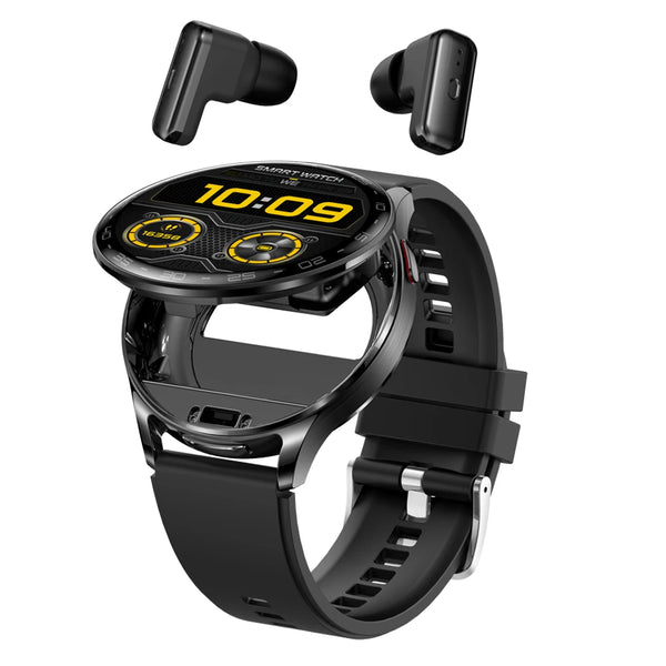 2 In 1 TWS Headset Smart Watch  Earphone Noise Reduction Music Smartwatch