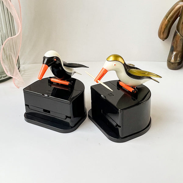 Household Push-type Bird Automatic Pop-up Toothpick Box